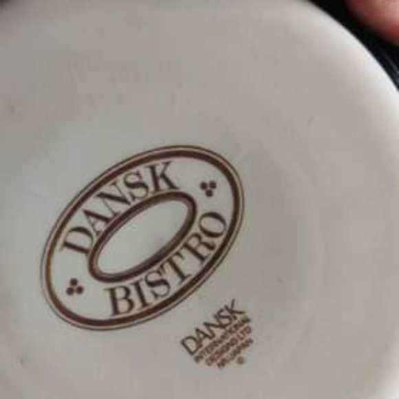 4 Dansk Bistro Saucers - Picture 2 of 2